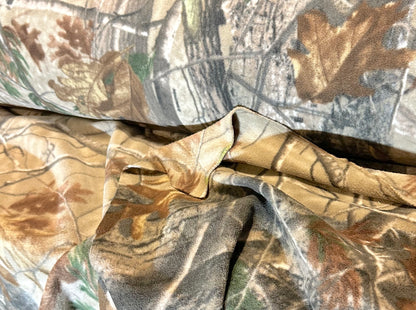 REALTREE APG POLAR FLEECE SOFT FABRIC ANTI-PILL HUNTING CAMOUFLAGE BY YARD