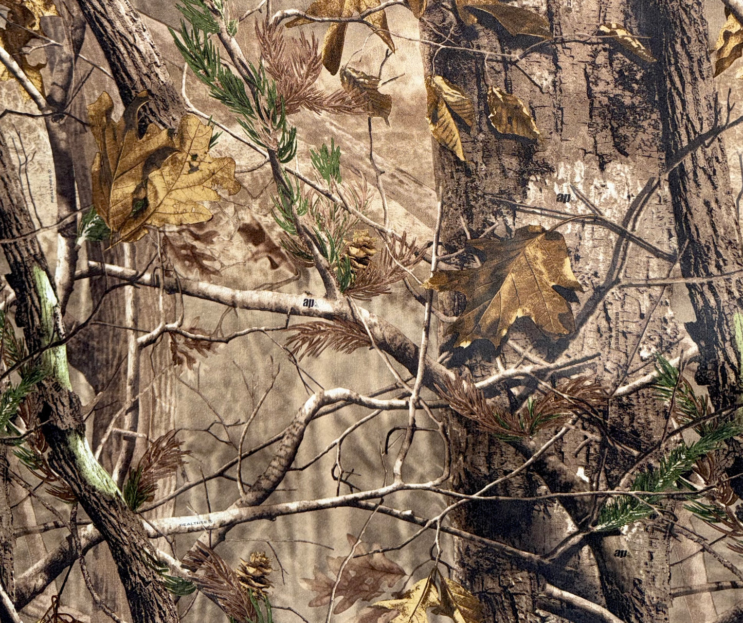 REALTREE AP NONWOVEN 100% POLYESTER LIGHT WEIGHT CAMO CAMOUFLAGE FABRIC 60" WIDE BY THE YARD