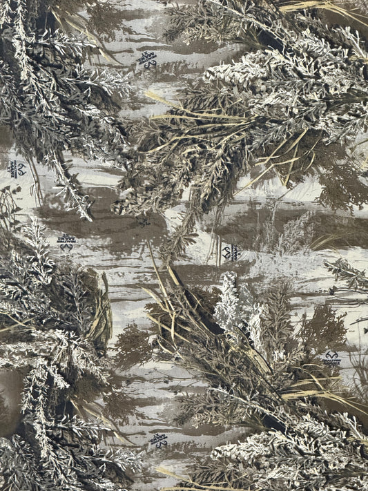 REALTREE MAX-1 XT TWILL 7 OZS. COTTON CAMOUFLAGE CAMO FABRIC 60" WIDE BY THE YARD