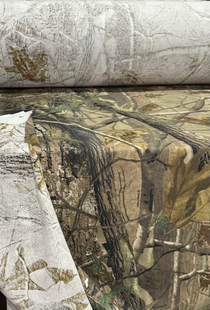 JERSEY FABRIC REALTREE AP HD PRINTED CAMOUFLAGE POLYCOTTON 60" WIDE BY THE YARD