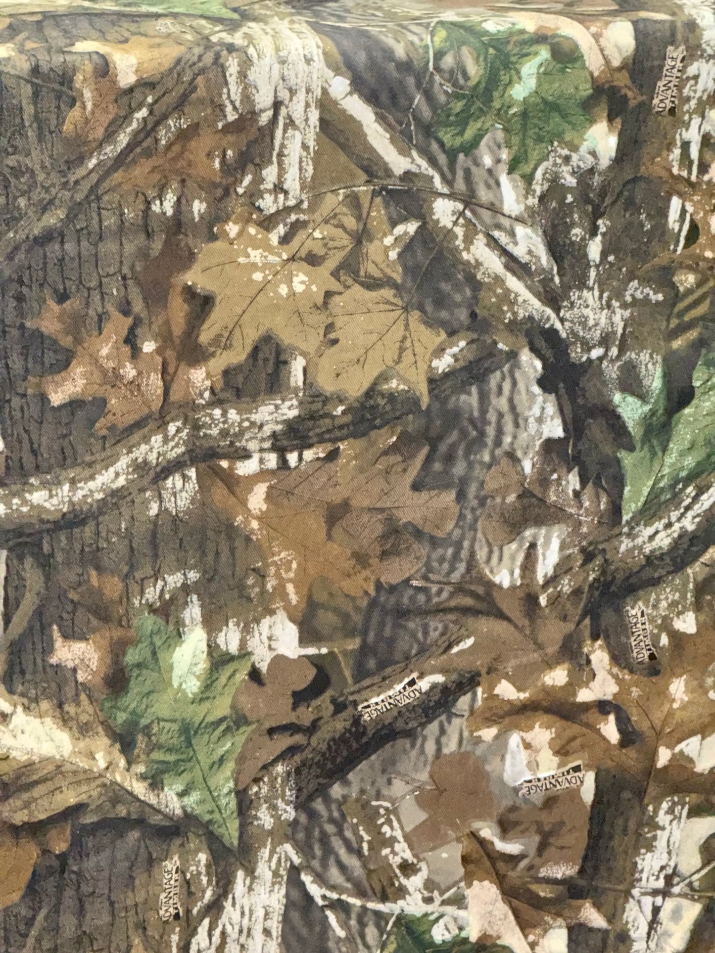 REALTREE ADVANTAGE TIMBER CAMOUFLAGE CAMO TWILL FABRIC BLEND 60" WIDE BY THE YARD