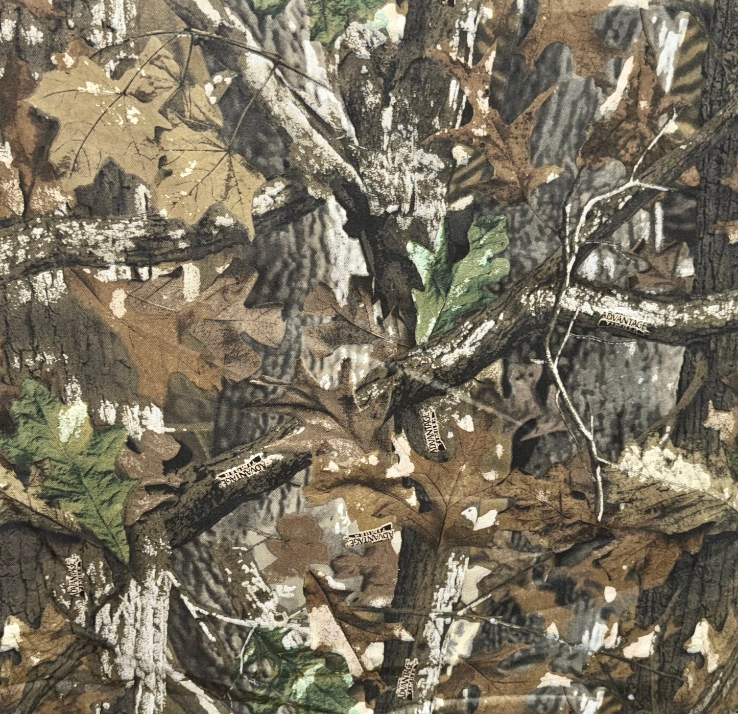 REALTREE ADVANTAGE TIMBER CAMOUFLAGE CAMO TWILL FABRIC BLEND 60" WIDE BY THE YARD