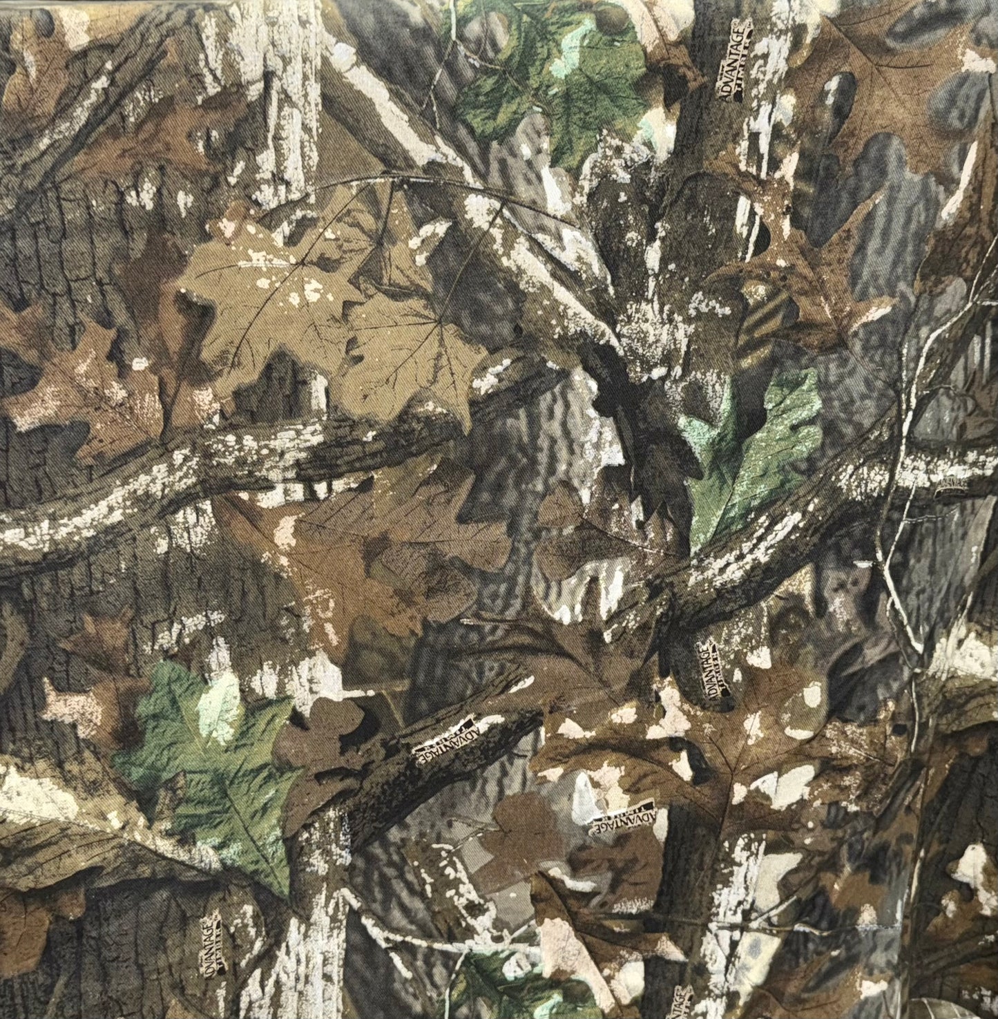 REALTREE ADVANTAGE TIMBER CAMOUFLAGE CAMO TWILL FABRIC BLEND 60" WIDE BY THE YARD