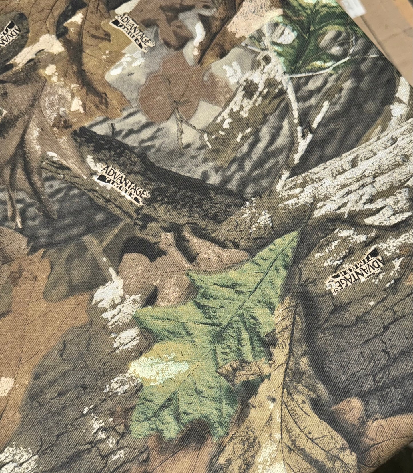 REALTREE ADVANTAGE TIMBER CAMOUFLAGE CAMO TWILL FABRIC BLEND 60" WIDE BY THE YARD