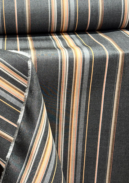SUNBRELLA UPHOLSTERY FABRIC WATER & STAIN REPELLENT 55" WIDE STANTON GREYSTONE 58002 BY THE YARD