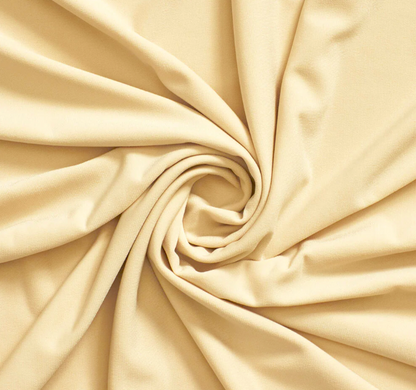 JERSEY KNIT 100% ORGANIC COTTON FABRIC 8.2 OZS. 72" WIDE COLOR PALE YELLOW