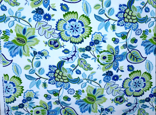 RICHLOOM SOLARIUM TELFAIR SEAGLASS FABRIC UPHOLSTERY STAIN UV RESISTANT 55" WIDE BY THE YARD