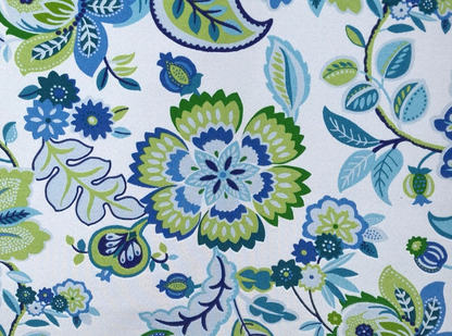 RICHLOOM SOLARIUM TELFAIR SEAGLASS FABRIC UPHOLSTERY STAIN UV RESISTANT 55" WIDE BY THE YARD