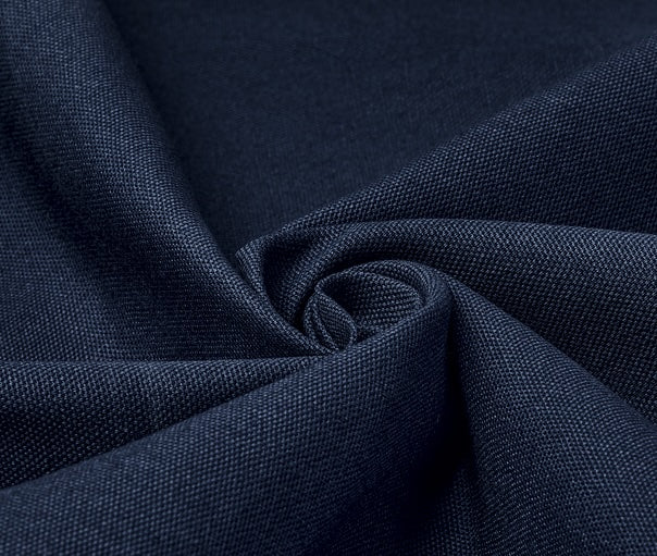 CANVAS DUCK FABRIC 100% COTTON MADE IN USA COLOR NAVY BLUE 12 OZS 62" WIDE BY THE YARD