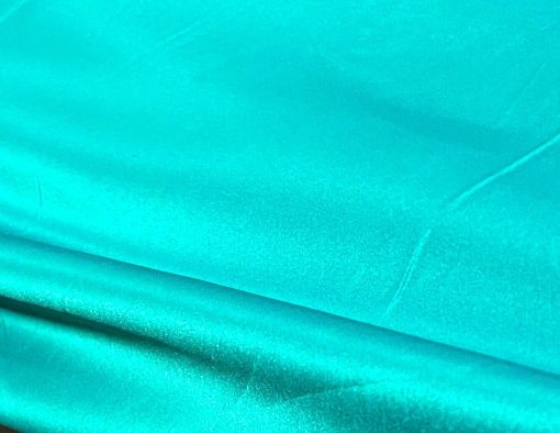 TEAL GREEN POLYRAYON SHINY TAFFETA DRESS LINING DECOR 70 DENIER 58" WIDE 9 YDS