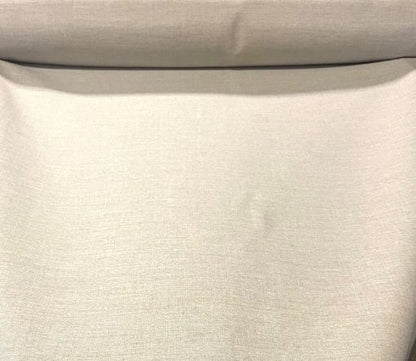 LINEN STYLE FABRIC BEIGE DRAPERY LT WEIGHT SYNTHETIC MADE IN USA 58" WIDE BTY