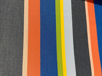 SUNBRELLA UPHOLSTERY CANVAS FABRIC WATER & STAIN REPELLENT 55" WIDE BEAMING FIESTA BY THE YARD